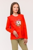 Meisjes-Dames Pyjama, rood