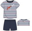 unisex pyjama, S stripe koi gestreept...