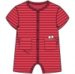 Unisex romper, Z stripe small meerkat gestreept